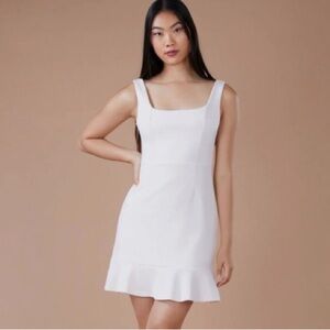 BCBGeneration‎ Womens Sleeveless Ruffled Keyhole Dress